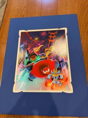 Joey Chou Big Hero Six Art Print- signed w/ black sharpie